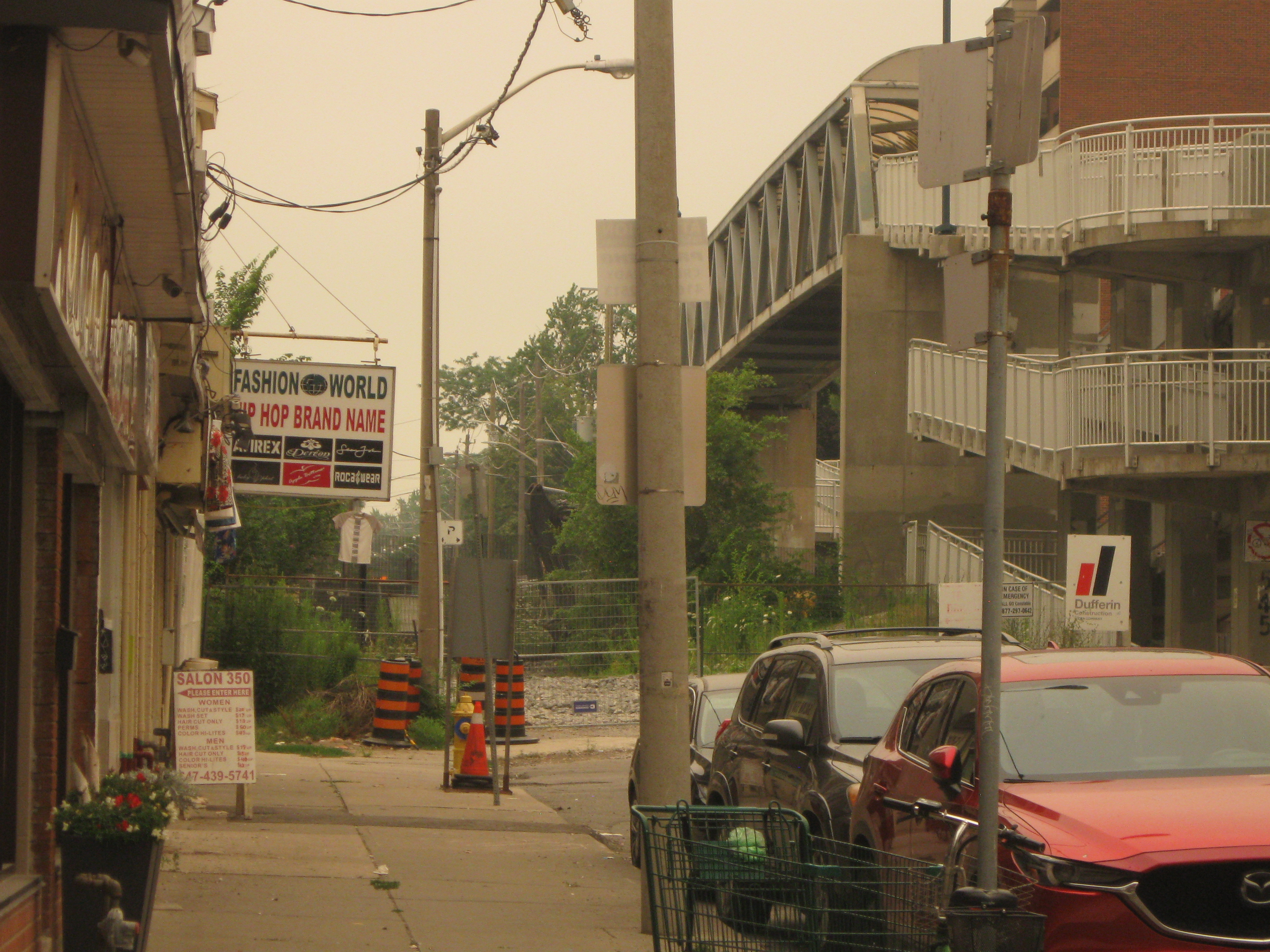 pape and gerrard during the smoke storm of july 16th