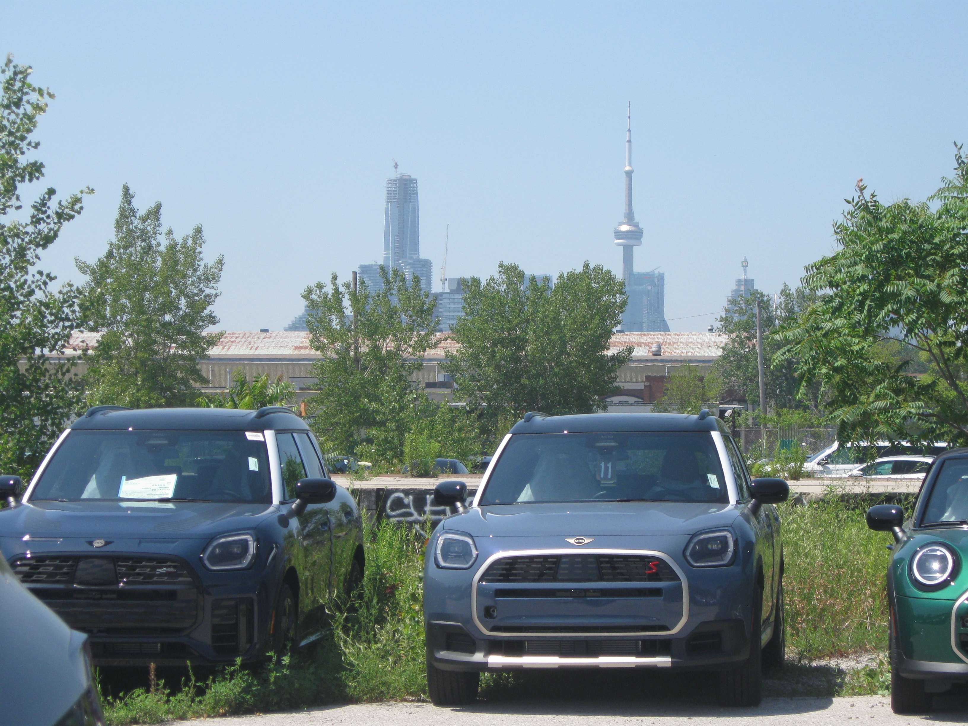 overproduced minis in a lot