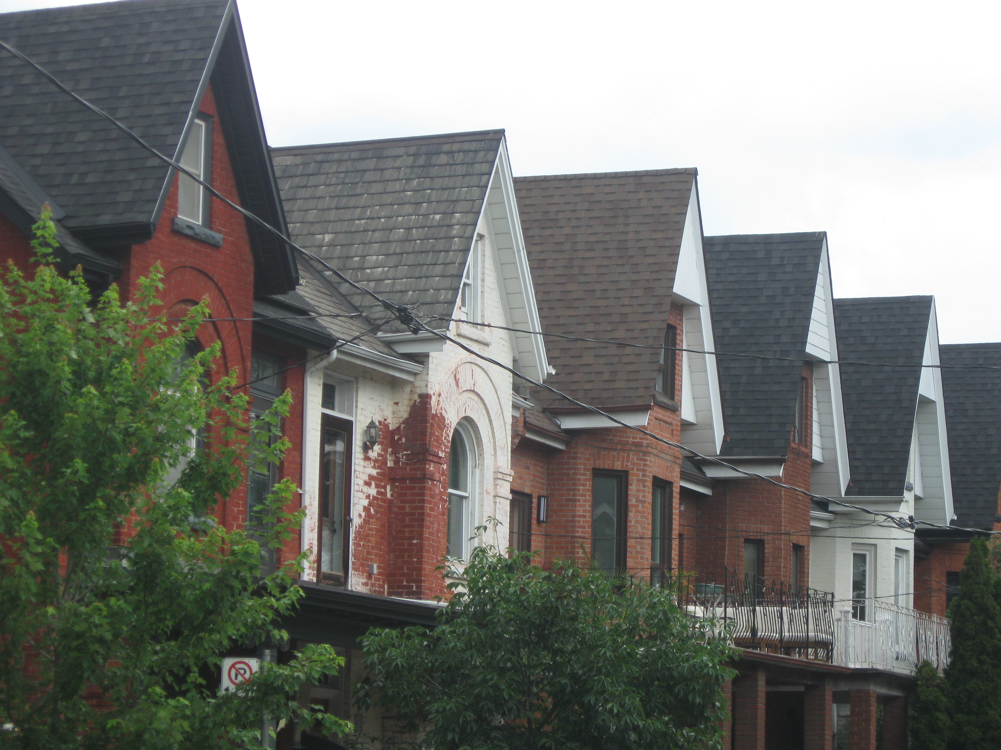 pointy rooftops